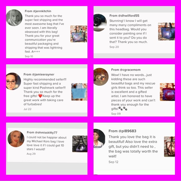 STUNNING Authentic Coach Metallic Purple & Blue Leather Handbag Tote - Picture 13 of 13